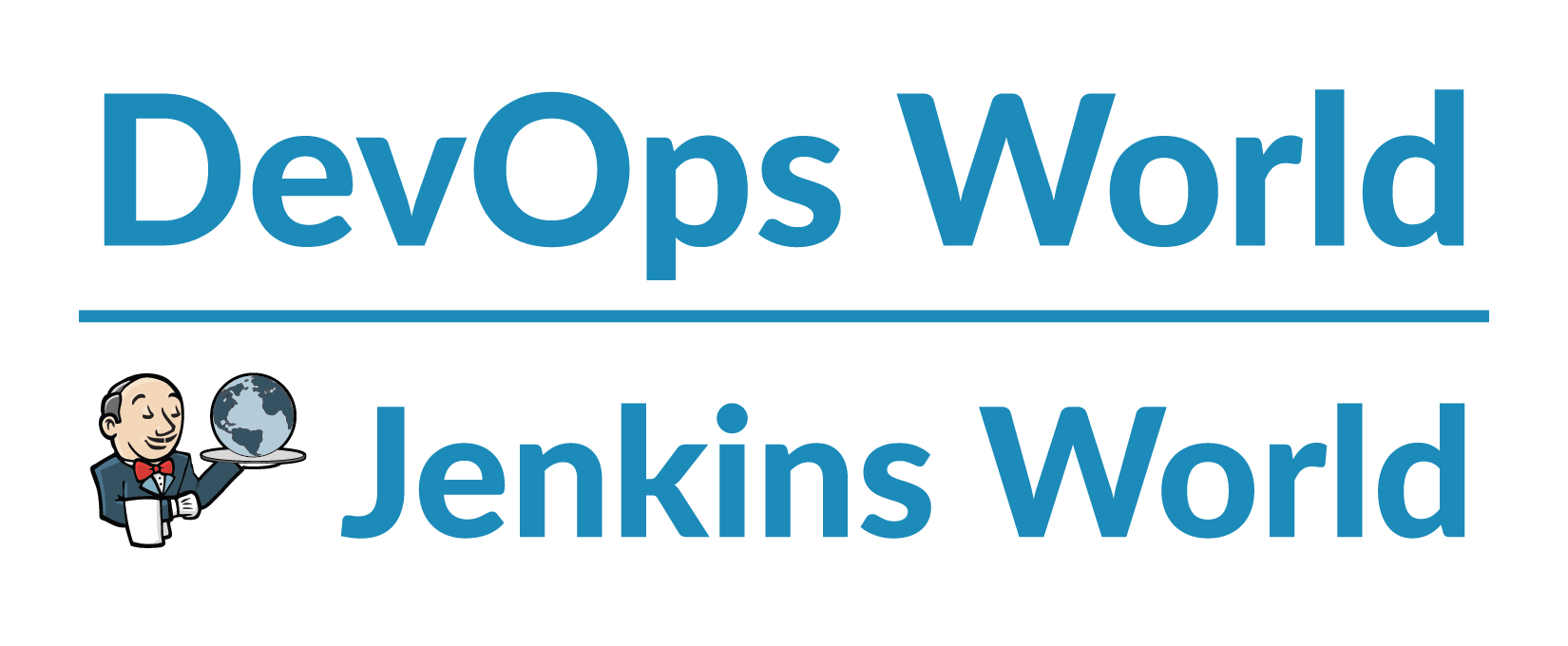 DevOps world Jenkins world logo blue large